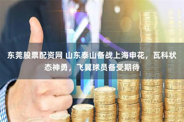 东莞股票配资网 山东泰山备战上海申花，瓦科状态神勇，飞翼球员备受期待